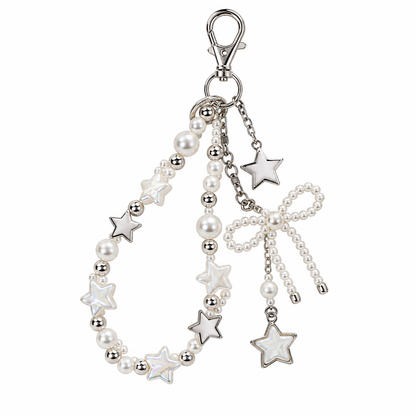 Star Pearl Beaded Charm
