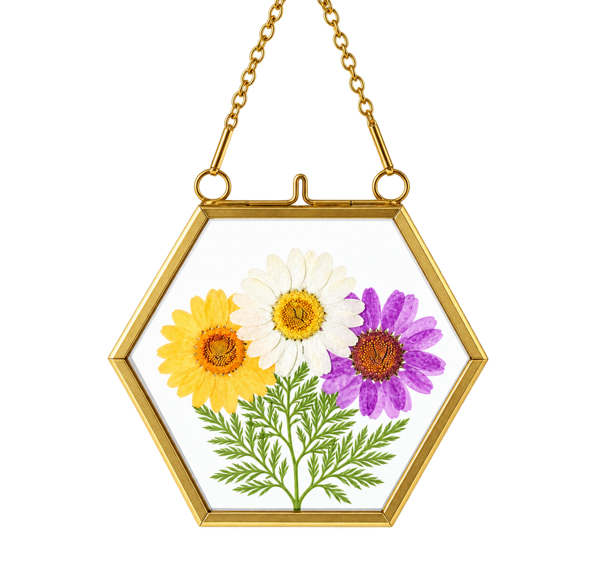 Pressed Flower Suncatcher