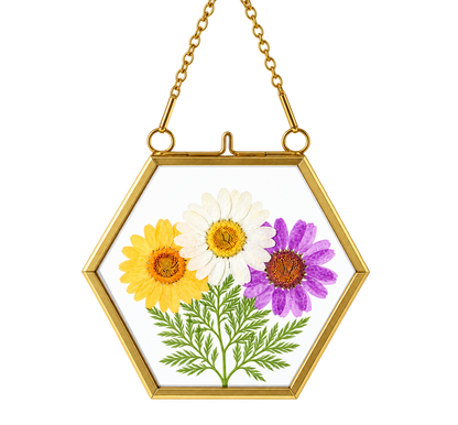Pressed Flower Suncatcher