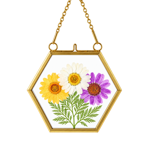 Pressed Flower Suncatcher